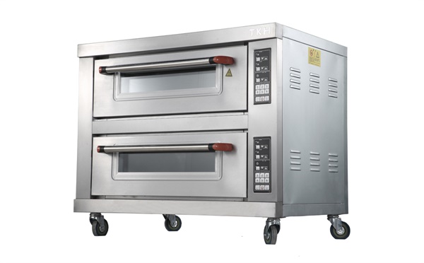 三亚厨房设备烧烤店不锈钢烘培两层四盘烤箱