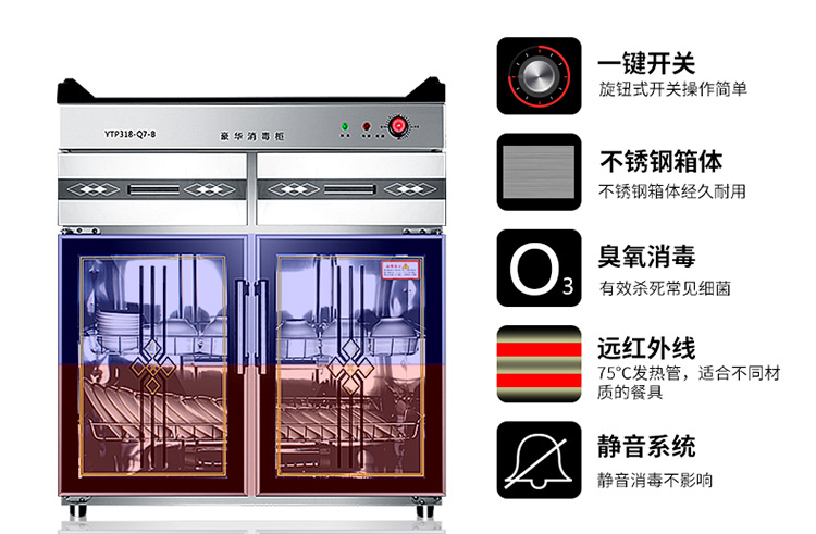 酒店豪华包厢保洁消毒柜功能特点