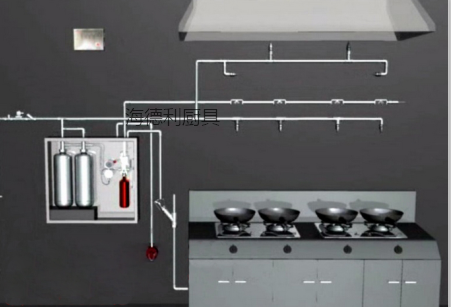 西安饭店厨房设备灭火装置